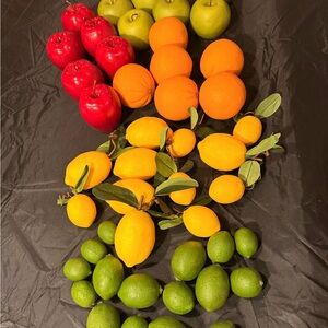 Vibrant Artificial Fruit Set $25